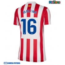 Camisa de Futebol Atletico Madrid Nahuel Molina #16 Equipamento Principal Mulheres 2025-26 Manga Curta